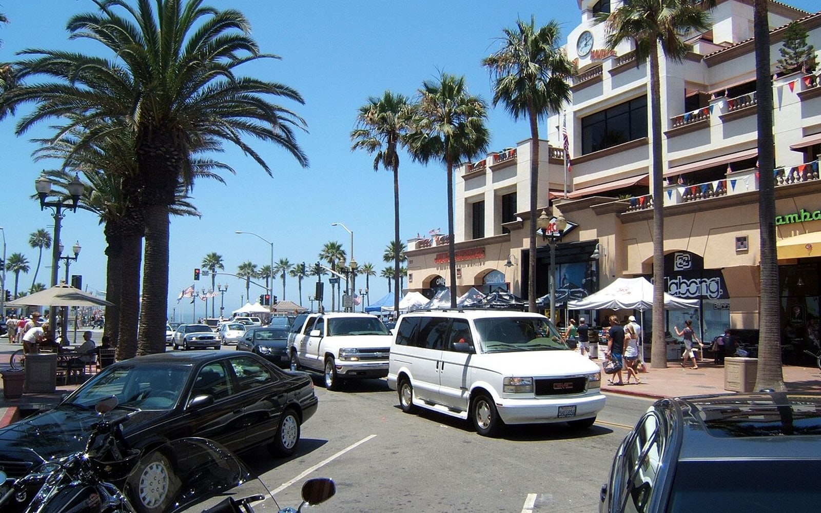 Huntington Beach, California city view