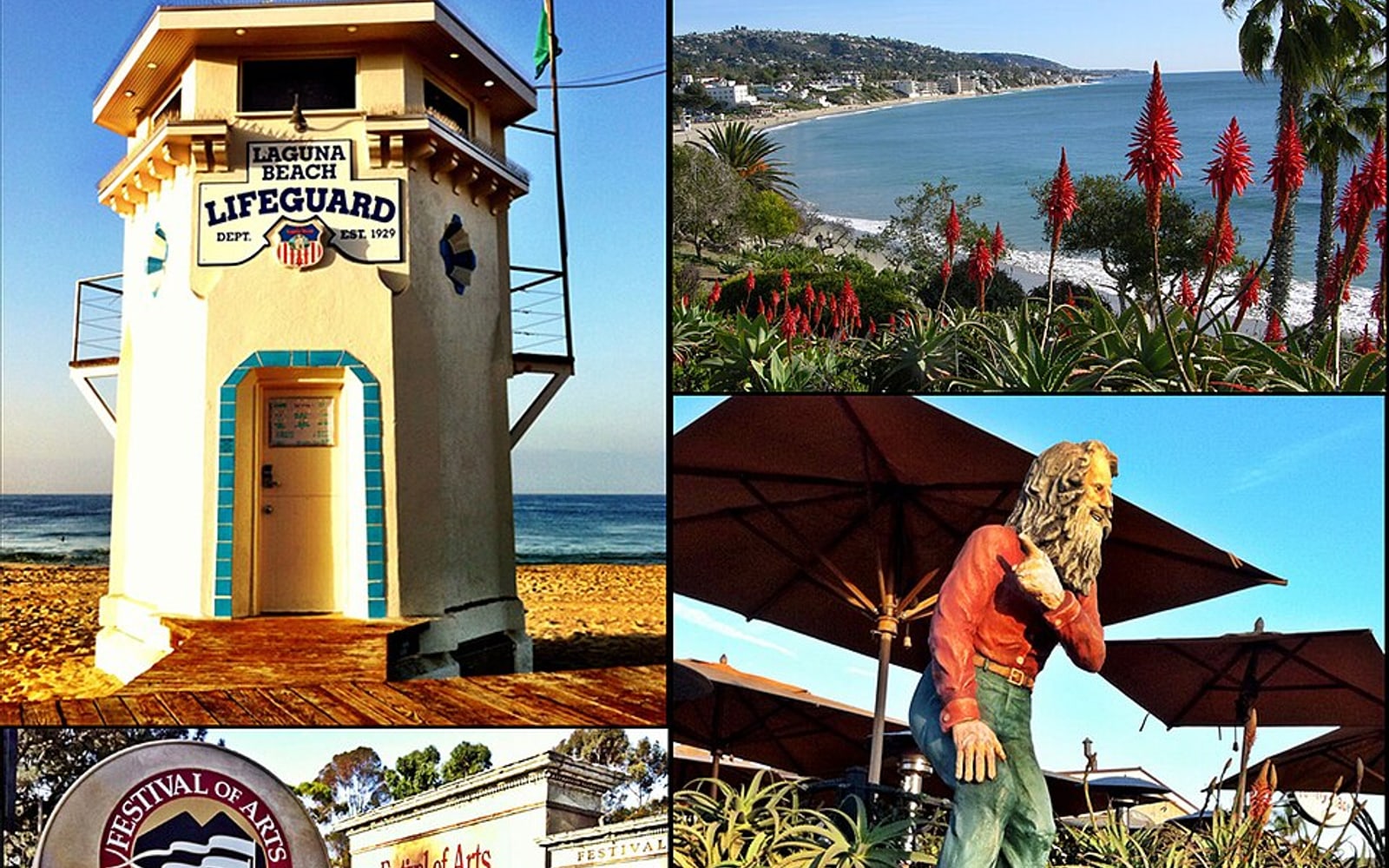 Laguna Beach, California city view