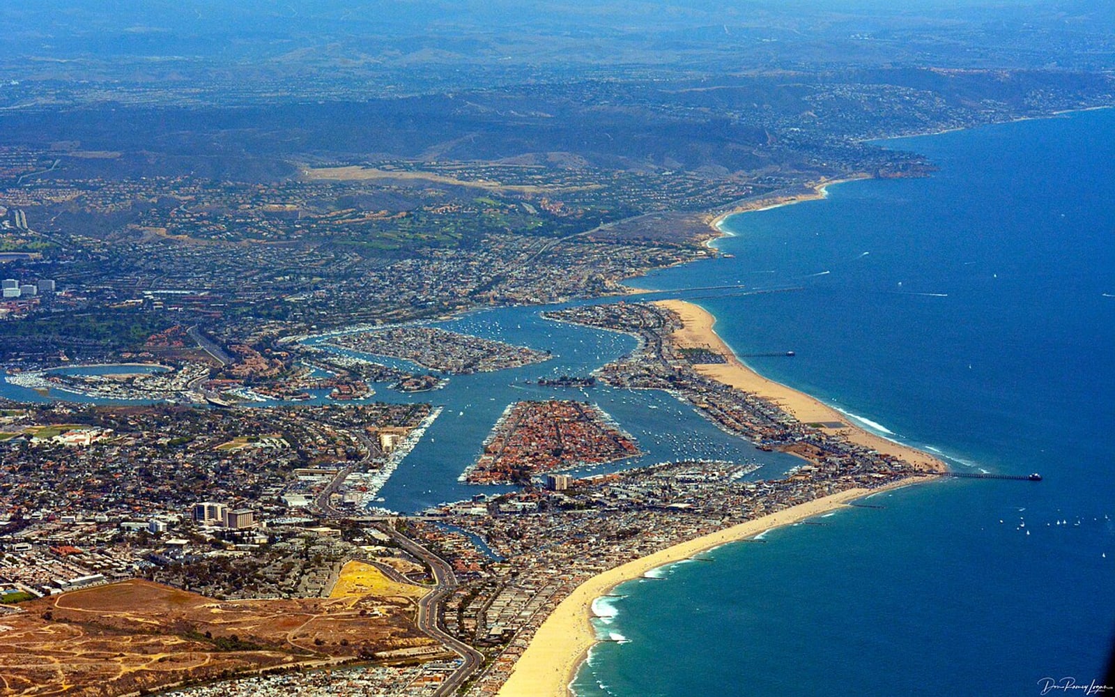 Newport Beach, California city view