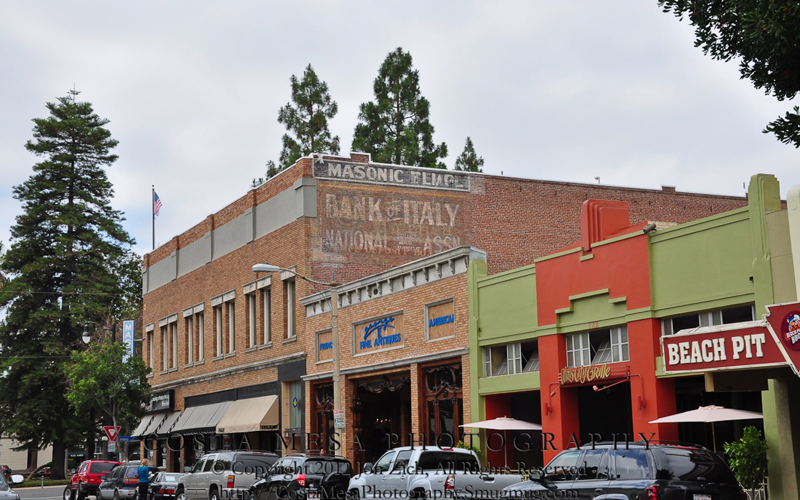 Orange, California city view